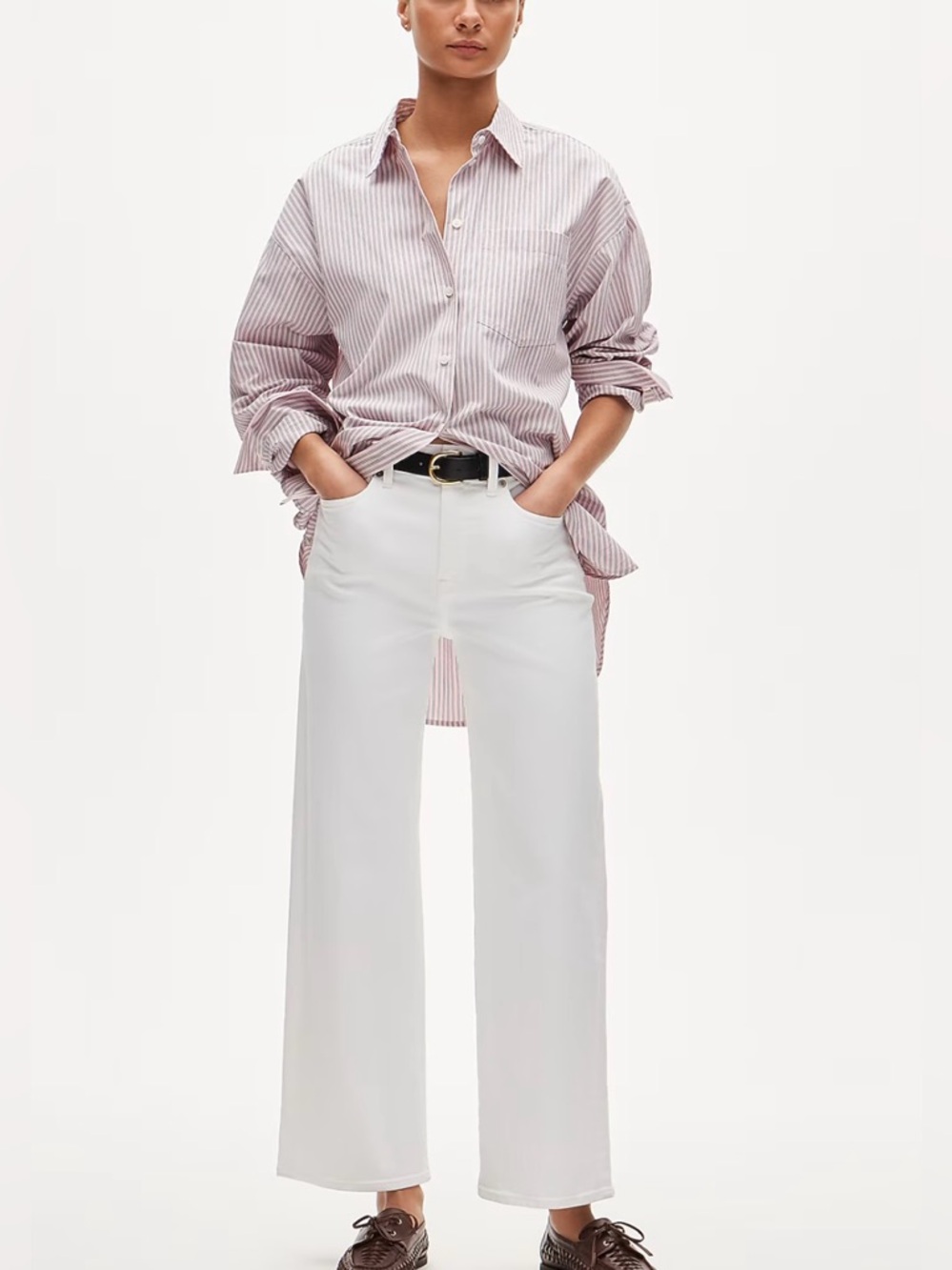 NWT J. Crew White Denim Slim-wide jean in super-stretch Size 26 $148 CS126